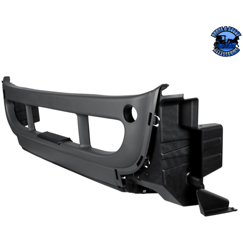 Center Bumper Assembly With Trim Mounting Holes For 2008-2017 Freightliner Cascadia #20482 Bumper Dark Slate Gray