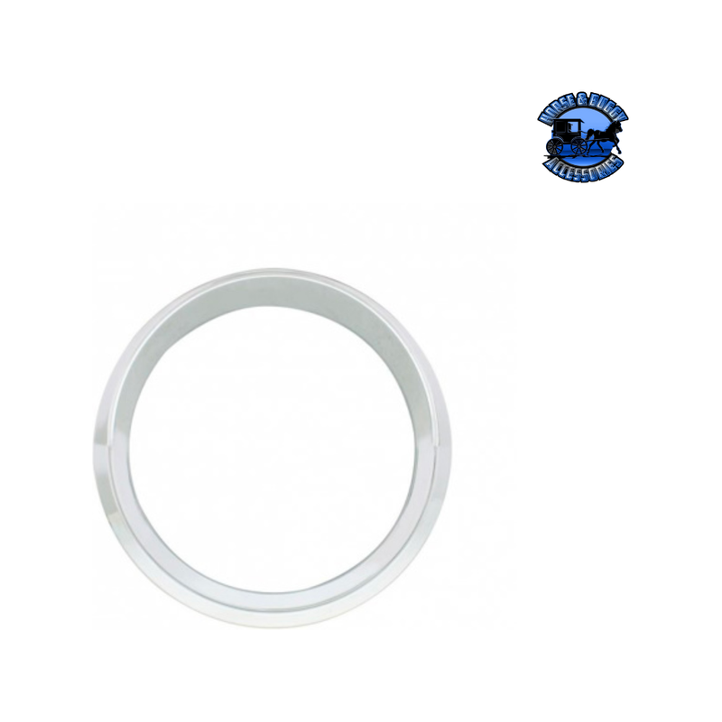 Chrome Plastic Speed/Tachometer Gauge Bezel With Visor For 2008-2017 Freightliner Cascadia #42371 Gauge Bezel Light Gray