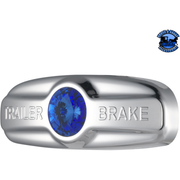 TRAILER BRAKE COVER WITH COLOR CRYSTAL FOR FREIGHTLINER CENTURY (1996-2011), COLUMBIA (2001-2017) (Choose Color) Trailer Brake Cover Blue,Clear,Red,Green,Purple Gray