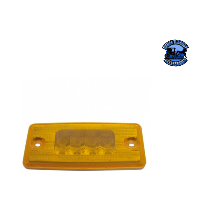 Dark Goldenrod 8 LED REFLECTOR CAB LIGHT FOR FREIGHTLINER CENTURY (1996-2011) AND COLUMBIA (2001-2017) (Choose Color) LED Cab Light Amber,Clear