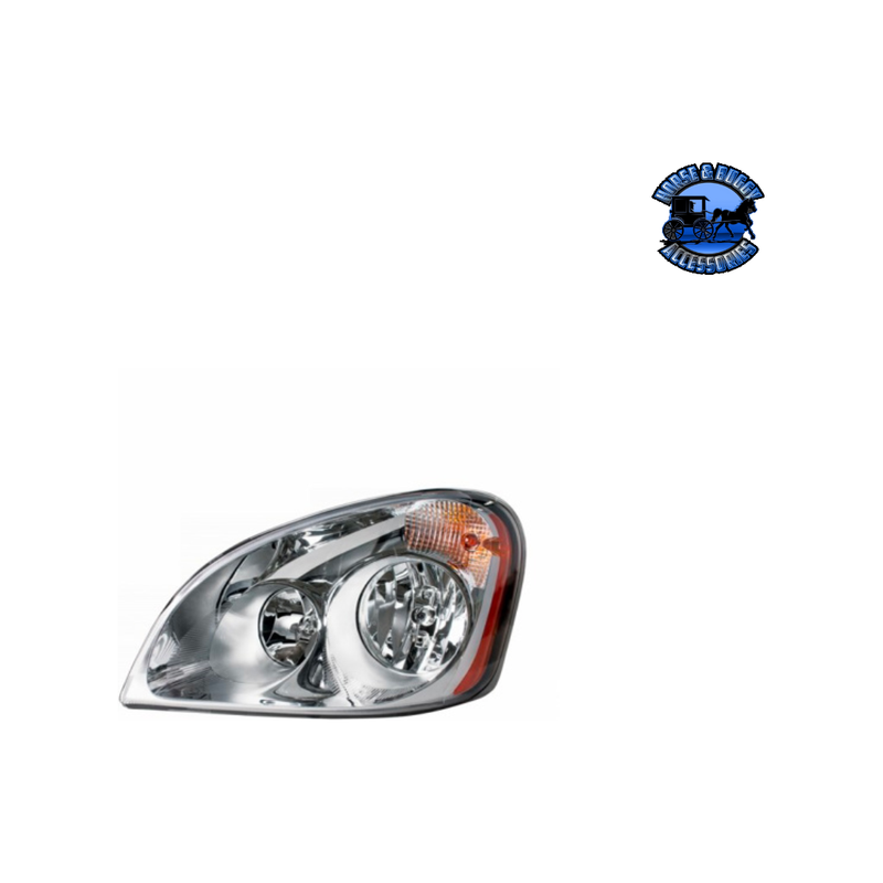 HEADLIGHT FOR 2008-2017 FREIGHTLINER CASCADIA (Choose Side) Headlight Driver's Side,Passenger's Side Light Slate Gray