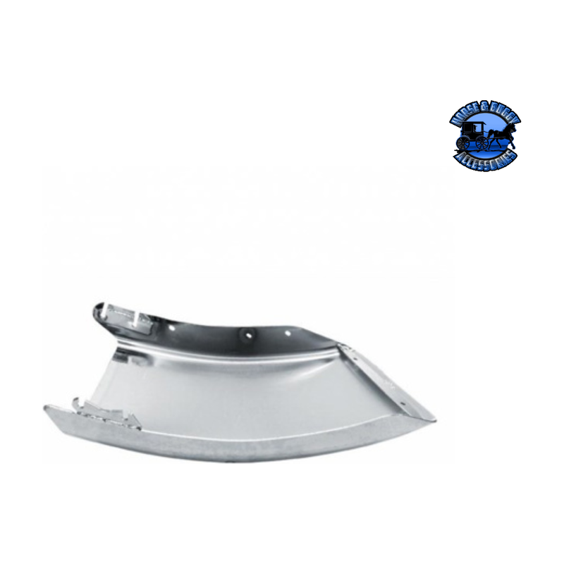 FREIGHTLINER M2-112 28.35" CHROME BUMPER END (Choose Side) Bumper End Driver's Side,Passenger's Side Light Gray