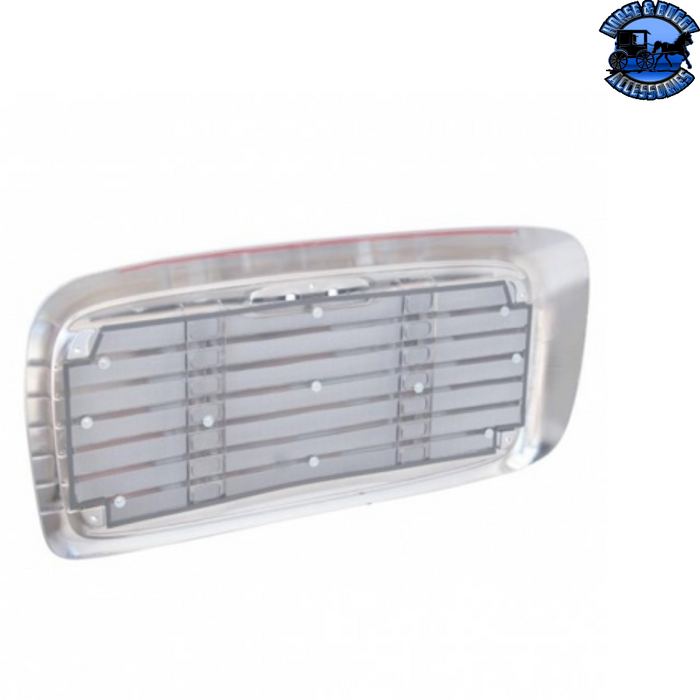 Gray Chrome Grille With Bug Screen For Freightliner Columbia #21193 Grille