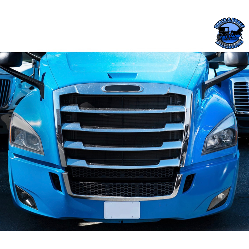 Chrome Bumper Trim For 2018-2022 Freightliner Cascadia #21697 Bumper Trim Black