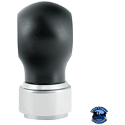 THREAD-ON CHARLOTTE STYLE GEARSHIFT KNOB WITH LED 9/10 SPEED ADAPTER  (Choose Finish)(Choose LED Color) Knob Chrome / Amber,Chrome / Blue,Chrome / White,Chrome / Red,Matte Black / Amber,Matte Black / Blue,Matte Black / White,Matte Black / Red Dark Slate Gray