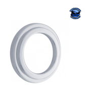 CHROME PLASTIC SMALL GAUGE BEZEL FOR FREIGHTLINER (With or Without Visor) Gauge Bezel With,Without Gray