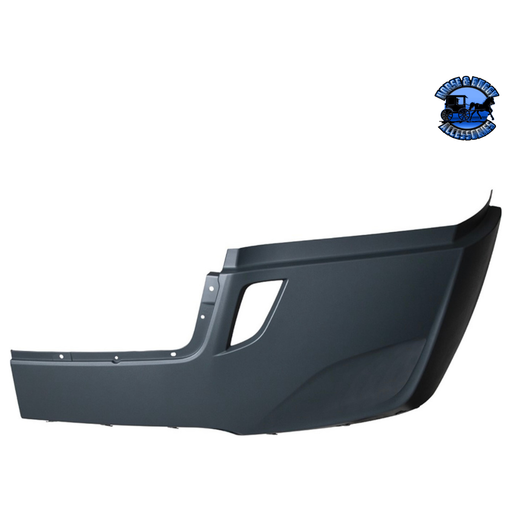 Dark Slate Gray BUMPER COVER WITHOUT FOG LIGHT OPENING & WITH DEFLECTOR HOLES FOR 2018-2024 FL CASCADIA (Choose Side) Bumper Cover Driver's Side