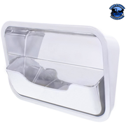 Overhead Center Trim With Storage Compartment For 2008-2017 Freightliner Cascadia #42318 Overhead Center Trim Light Gray