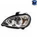 Dark Slate Gray PROJECTION HEADLIGHT WITH LED POSITION LIGHT FOR 2001-2020 FREIGHTLINER COLUMBIA (Choose Color) (Choose Side) HEADLIGHT Chrome / Driver's Side