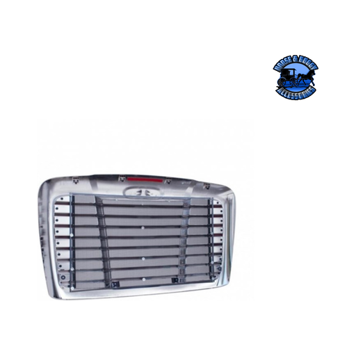 Light Slate Gray Chrome Grille With Bug Screen For 2008-2017 Freightliner Cascadia #21200 Grille