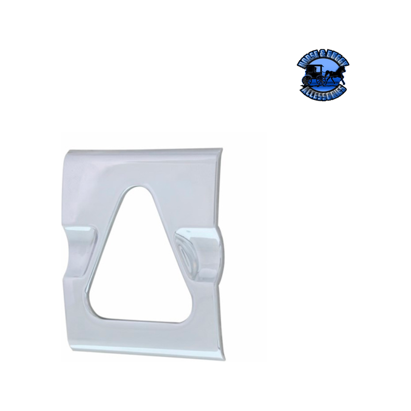 Chrome Plastic Hazard Switch Trim For 2008-2017 Freightliner Cascadia #42416 Hazard Switch Trim Light Gray