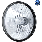 7" CRYSTAL HEADLIGHT, GLASS LENS #31387 Crystal Headlight Light Gray