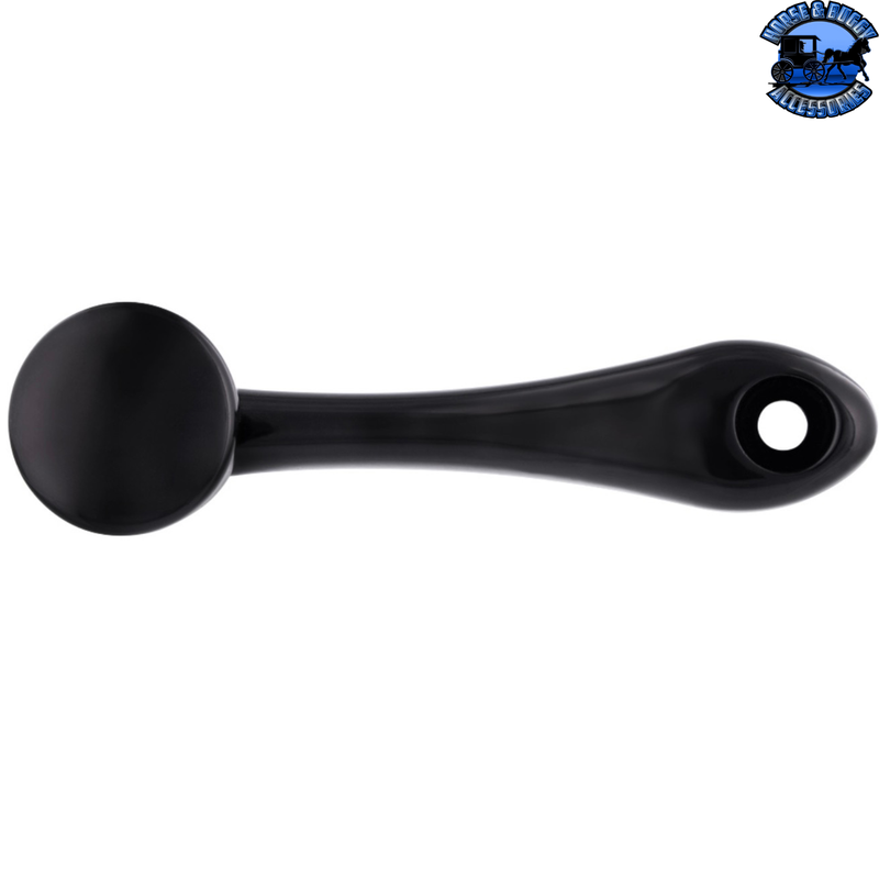 24038  Black Die-Cast Window Crank With 3/8” Square Adapter - Plain
