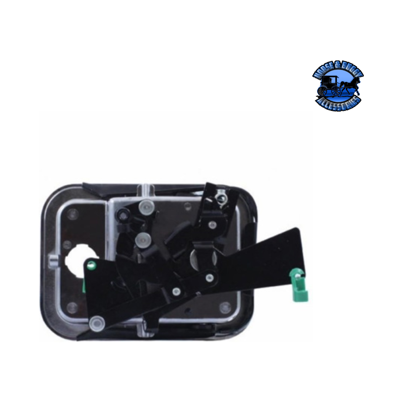 EXTERIOR DOOR HANDLE W/1" LOCK CUTOUT FOR FREIGHTLINER COLUMBIA (2003-2020) & CENTURY (2003-2010) (Choose Side) Exterior Door Handle Driver,Passenger Dark Slate Gray