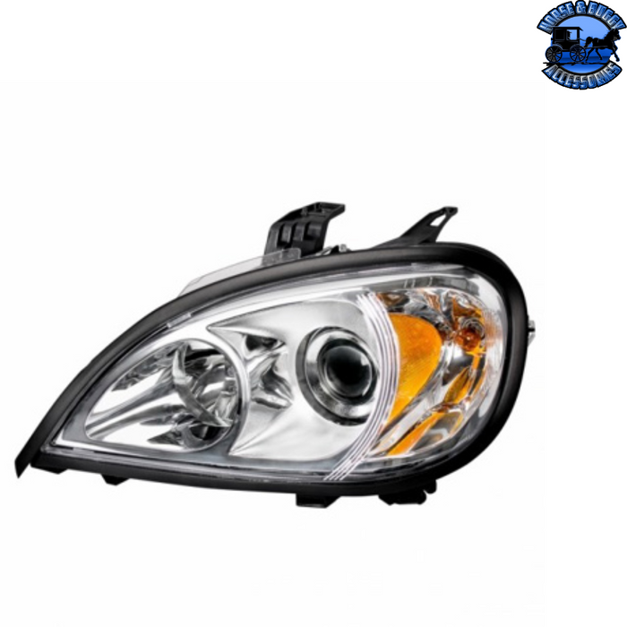 Dark Slate Gray PROJECTION HEADLIGHT ASSEMBLY FOR 2001-2020 FREIGHTLINER COLUMBIA (Choose Side) HEADLIGHT Driver's Side,Passenger's Side