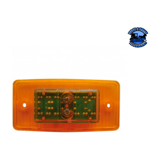 12 LED Cab Light For Freightliner Century (1996-2011) And Columbia (2001-2017) - Amber LED/Amber Lens #37645 LED Cab Light Chocolate