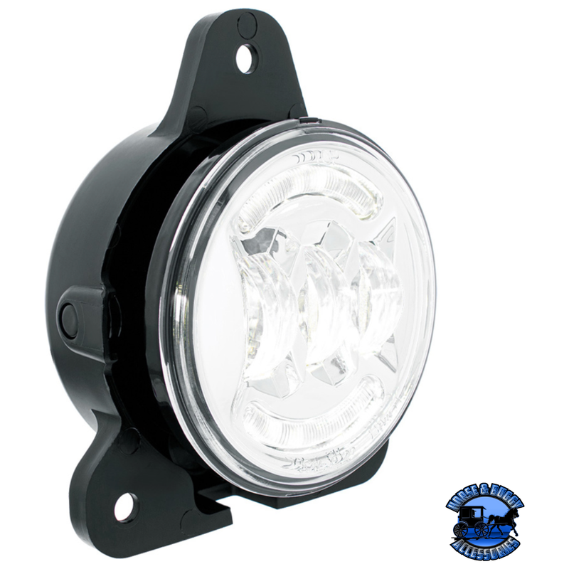 6 LED COMPETITION SERIES PROJECTOR FOG LIGHT FOR 2018-2024 VOLVO VNR (Choose Finish) FOG LIGHT Chrome,Black White Smoke