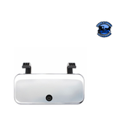 Chrome Plastic Upper Center Storage Door Cover For 2007-2018 Freightliner Cascadia Storage Cover Light Gray