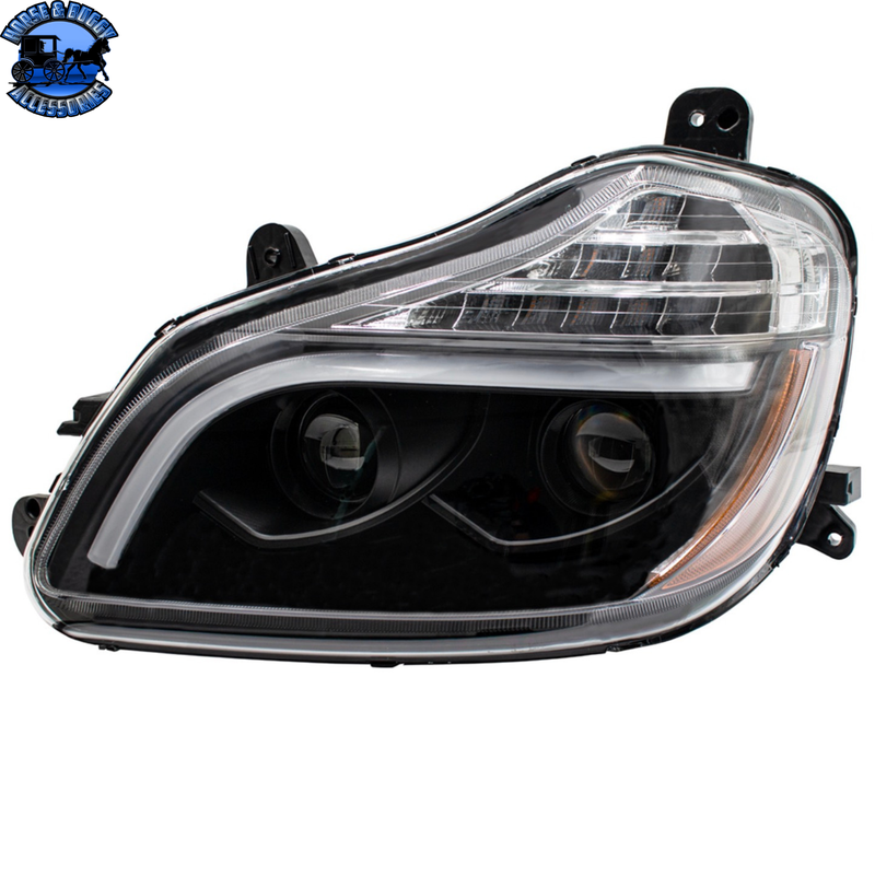 Blackout 8 LED Projection Headlight For 2013-2021 Kenworth T680 (Choose Side)