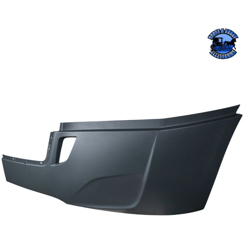 BUMPER COVER W/O FOG LIGHT OPENING & W/O DEFLECTOR HOLES FOR 2018-2024 FL CASCADIA (Choose Side) Bumper Cover Driver's Side,Passenger's Side Dark Slate Gray