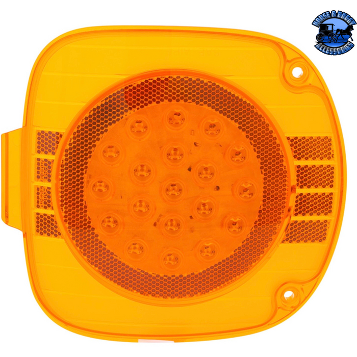 Dark Orange 22 LED TURN SIGNAL LIGHT FOR 1996-2010 FREIGHTLINER CENTURY (Choose Color) LED TURN SIGNAL Amber,Clear