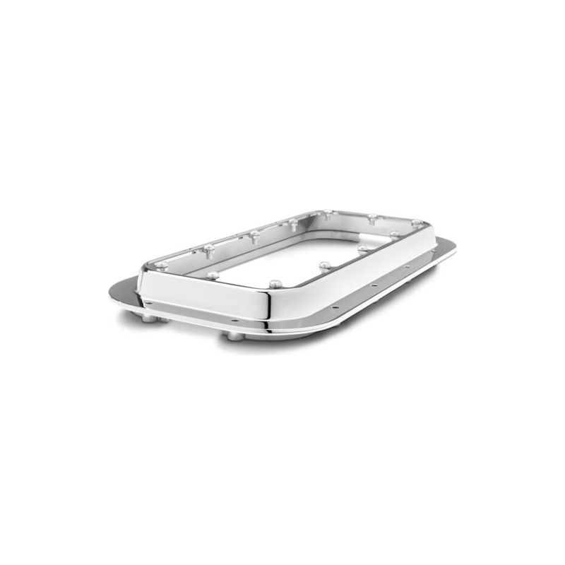 Peterbilt Tapered Style Shifter Plate Kit with Base and Two Dress Plates Light Gray