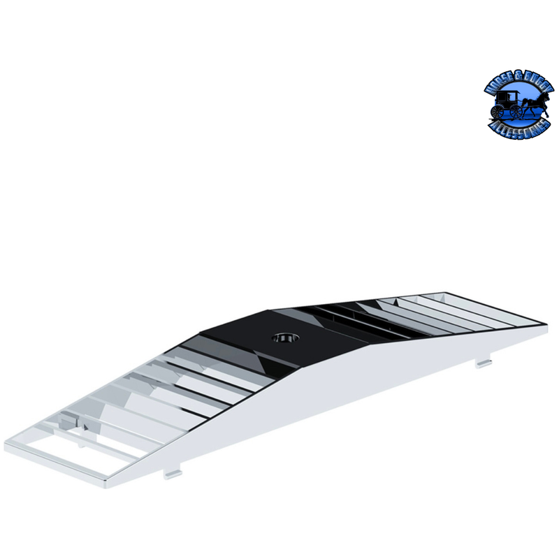 Chrome Plastic Center Top A/C Defroster Vent For Freightliner Classic (1989-2010) & FLD (1989-2009) #41111 A/C Vent Dark Slate Gray