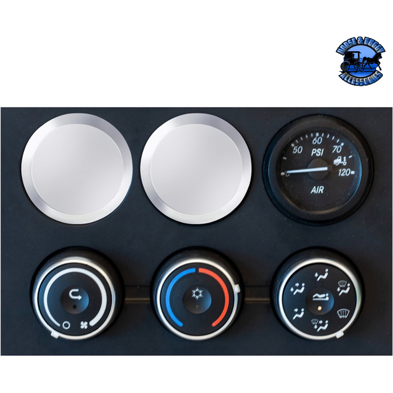 CHROME GAUGE BLANK FOR 2018-2023 FREIGHTLINER CASCADIA #42422 Gauge Blank Light Gray