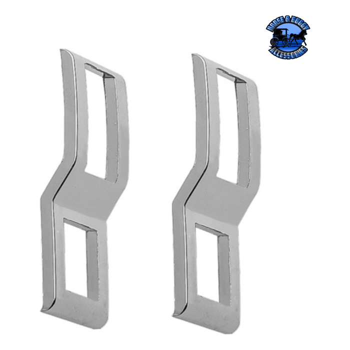 Dark Gray CHROME SWITCH COVER FOR 2018-2024 FREIGHTLINER CASCADIA (2-PACK) #42425 Switch Cover