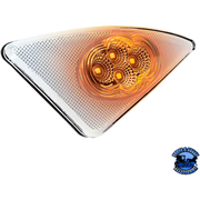 DOUBLE FURY 4 LED FENDER SIGNAL LIGHT FOR 2008-2017 KENWORTH T660 (Choose Color)(Choose Side) FENDER LIGHT Amber and Blue / Driver's Side,Amber and Blue / Passenger's Side,Amber and Green / Driver's Side,Amber and Green / Passenger's Side,Amber and Red / Driver's Side,Amber and Red / Passenger's Side,Amber and White / Driver's Side,Amber and White / Passenger's Side Light Gray