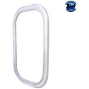 Chrome Exterior View Window Trim For Freightliner Classic (1989-2010) - Includes Adhesive #40946 Window Trim Light Gray
