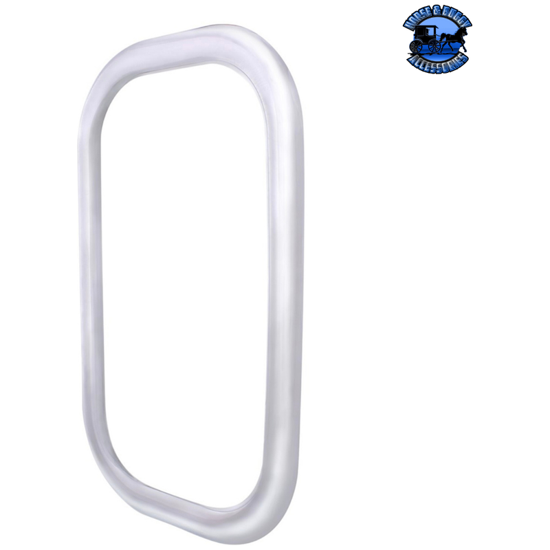 Chrome Exterior View Window Trim For Freightliner Classic (1989-2010) - Includes Adhesive #40946 Window Trim Light Gray