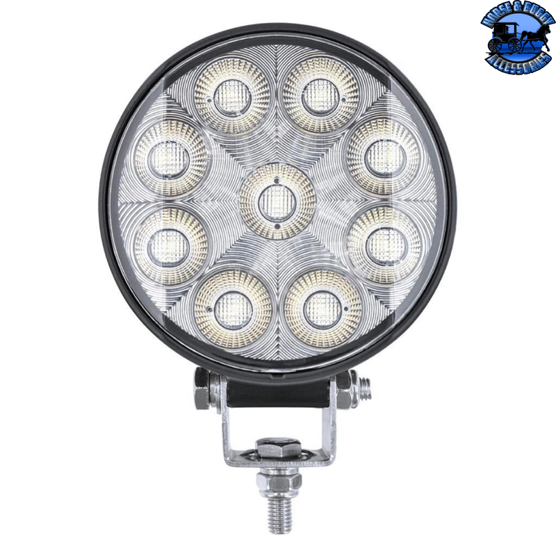 9 LED High Power 3-7/8" Round Work Light-Flood #36704