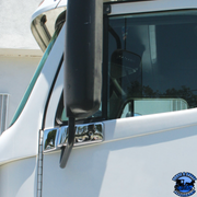 CHROME PLASTIC BOTTOM MIRROR POST COVER FOR 1996-2010 FREIGHTLINER CENTURY (Choose Position) Bottom Mirror Post Cover Driver 's Side,Passenger's Side,Driver and Passenger Gray
