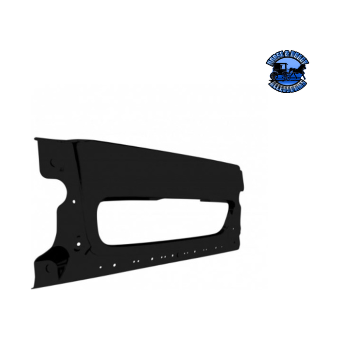 Black CENTER BUMPER WITH TOW HOLE FOR FREIGHTLINER COLUMBIA #21172 Center Bumper