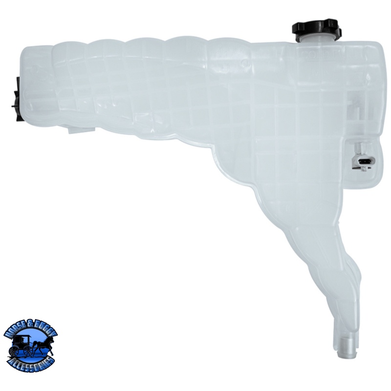 PRESSURIZED COOLANT RESERVOIR & COOLANT LEVEL SENSOR FOR 2017-2021 KENWORTH T680 #26008 Coolant Reservoir and Sensor Light Gray