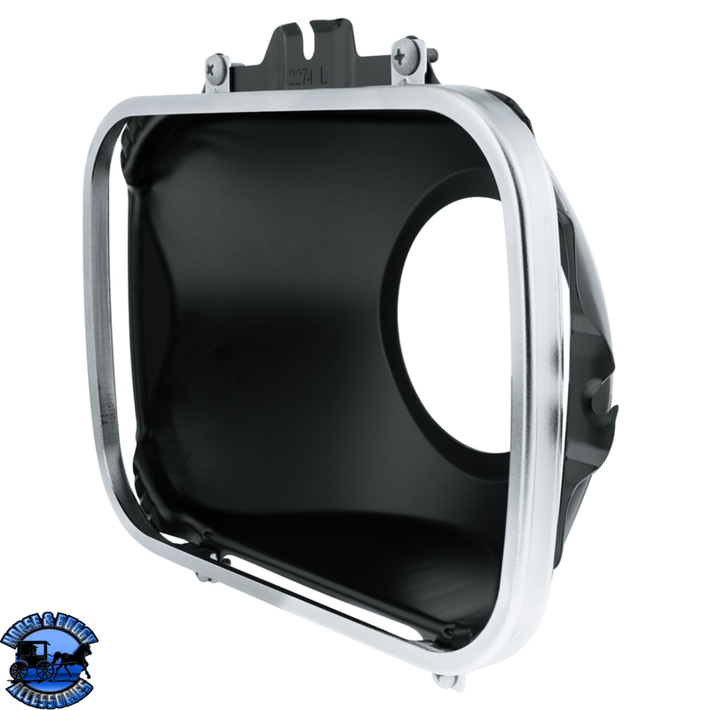Headlight Bucket With Retainer Ring For 2000-2015 Ford F-650/F-750 - Driver #31057
