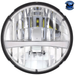 Light Gray ULTRALIT - High Power LED 7" Headlight With Turn Signal & White Position Light Bar (Choose Color) LED Headlight White