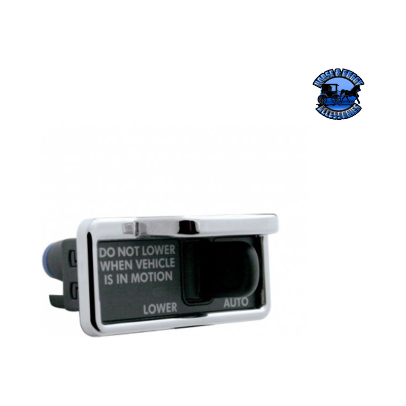 Toggle Switch Trim For Freightliner (Card of 3) #41939 Toggle Switch Trim Light Gray