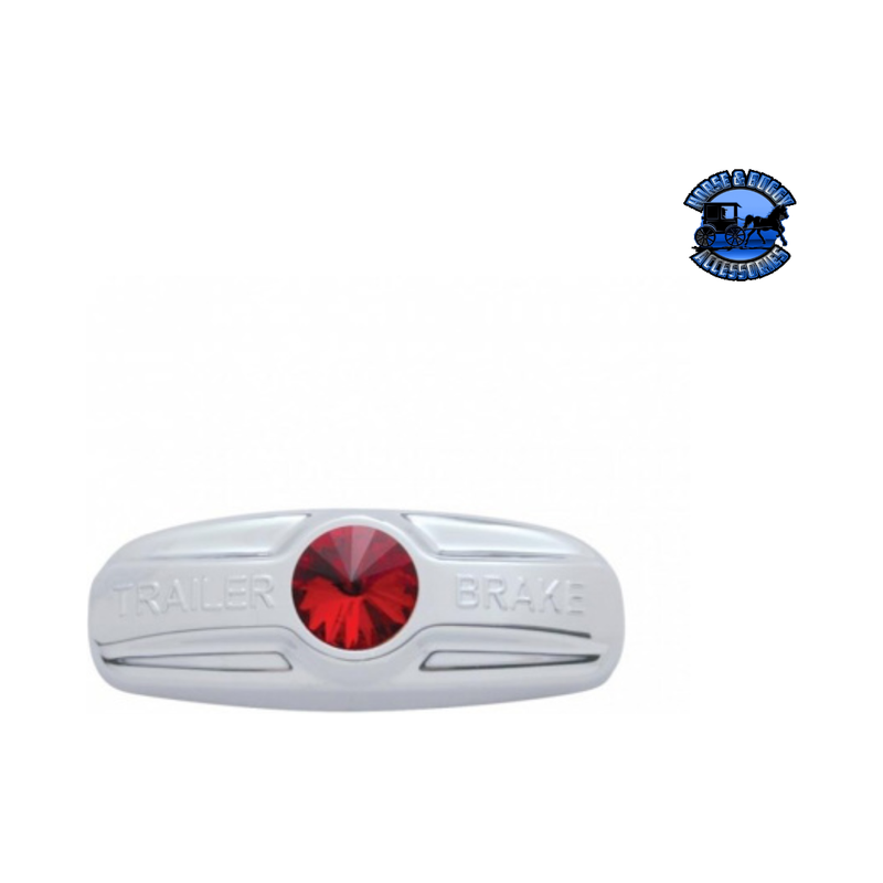 TRAILER BRAKE COVER WITH COLOR CRYSTAL FOR FREIGHTLINER CENTURY (1996-2011), COLUMBIA (2001-2017) (Choose Color) Trailer Brake Cover Red Light Gray
