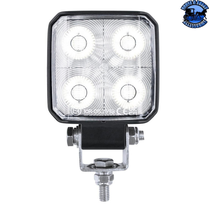4 LED High Power 3" Square Work Light-Flood #36703