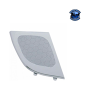 CHROME DOOR SPEAKER COVER FOR 2008-2017 FREIGHTLINER CASCADIA (Choose Side) Door Speaker Cover Passenger's Side Gray