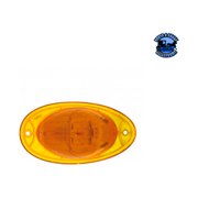 7 LED TURN SIGNAL LIGHT FOR 2008-2017 FREIGHTLINER CASCADIA - DOME LENS, AMBER LED/CLEAR LENS (Choose Color) TURN SIGNAL Amber,Clear Chocolate