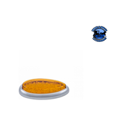 39 AMBER LED FREIGHTLINER CASCADIA TEARDROP SIGNAL LIGHT (Choose Color) Teardrop Signal Light Amber,Clear Chocolate