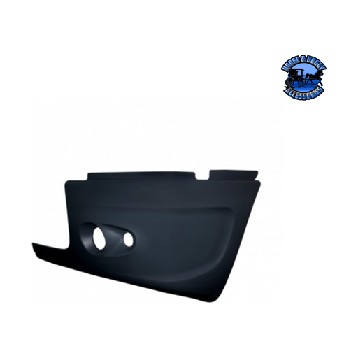 Dark Slate Gray BUMPER END WITH 2 FOG LIGHT HOLE FOR 2005+ FREIGHTLINER CENTURY (Choose Side) Bumper End Driver's Side,Passenger's Side