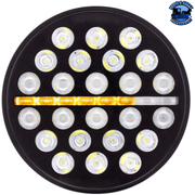 ULTRALIT - 24 HIGH POWER LED CIRCULAR LIGHT WITH DUAL COLOR LED POSITION LIGHT BAR #36452 LED Circular Light Black