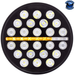 Black ULTRALIT - 24 HIGH POWER LED CIRCULAR LIGHT WITH DUAL COLOR LED POSITION LIGHT BAR #36452 LED Circular Light