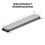 60" (light bar only) for Peterbilt custom cab brackets #strobe-60 STROBE Gray