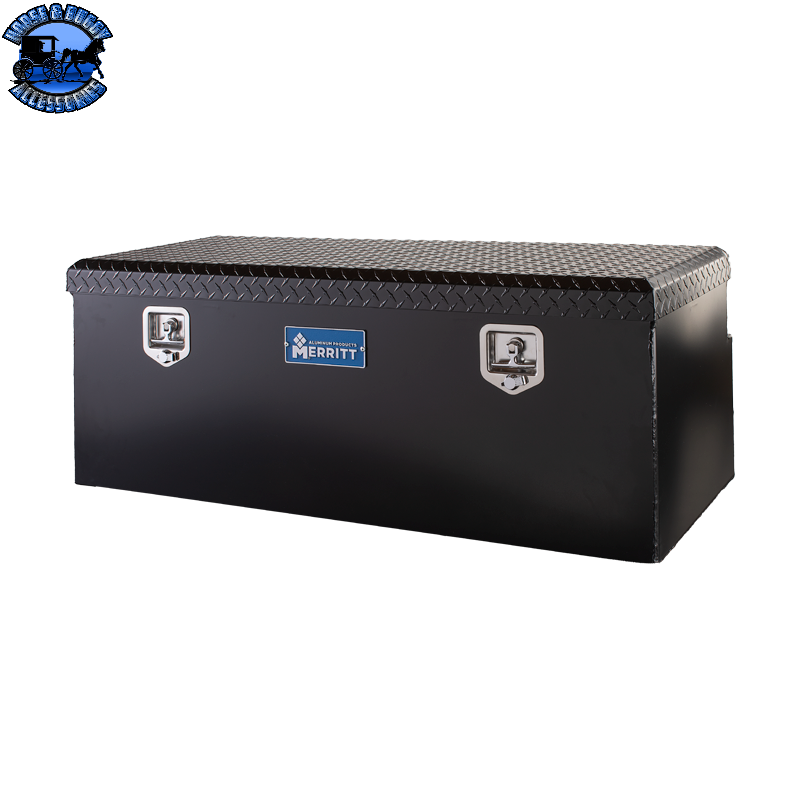 ME-710414-124 Rectangle Chest Box, Satin Black