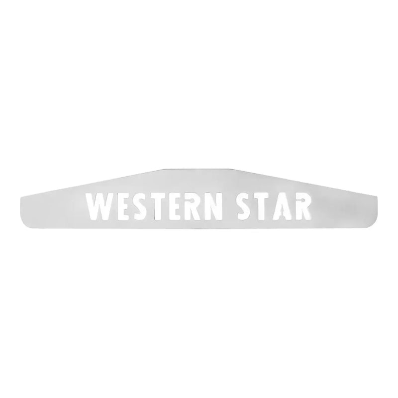 30046 CR. 24" X 4" BOTTOM PLATE W/ 3 STUDS, W.STAR SCRIPT Light Gray